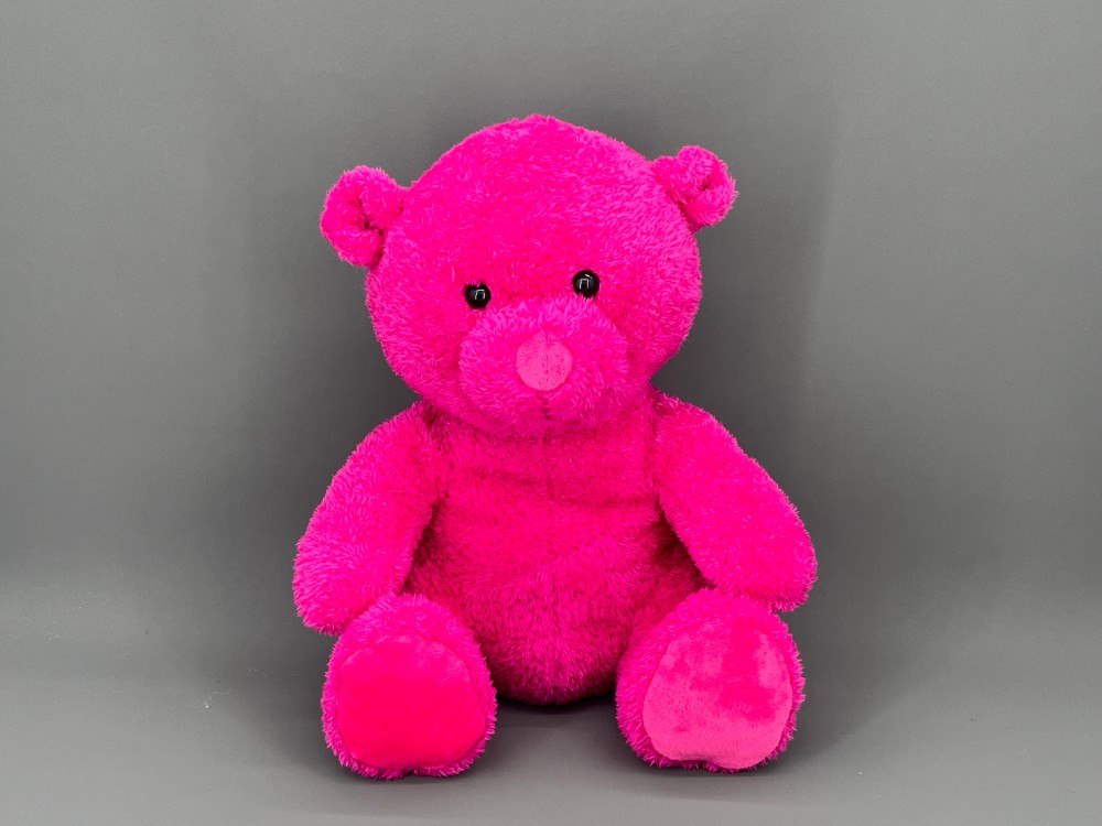 Hot pink bear